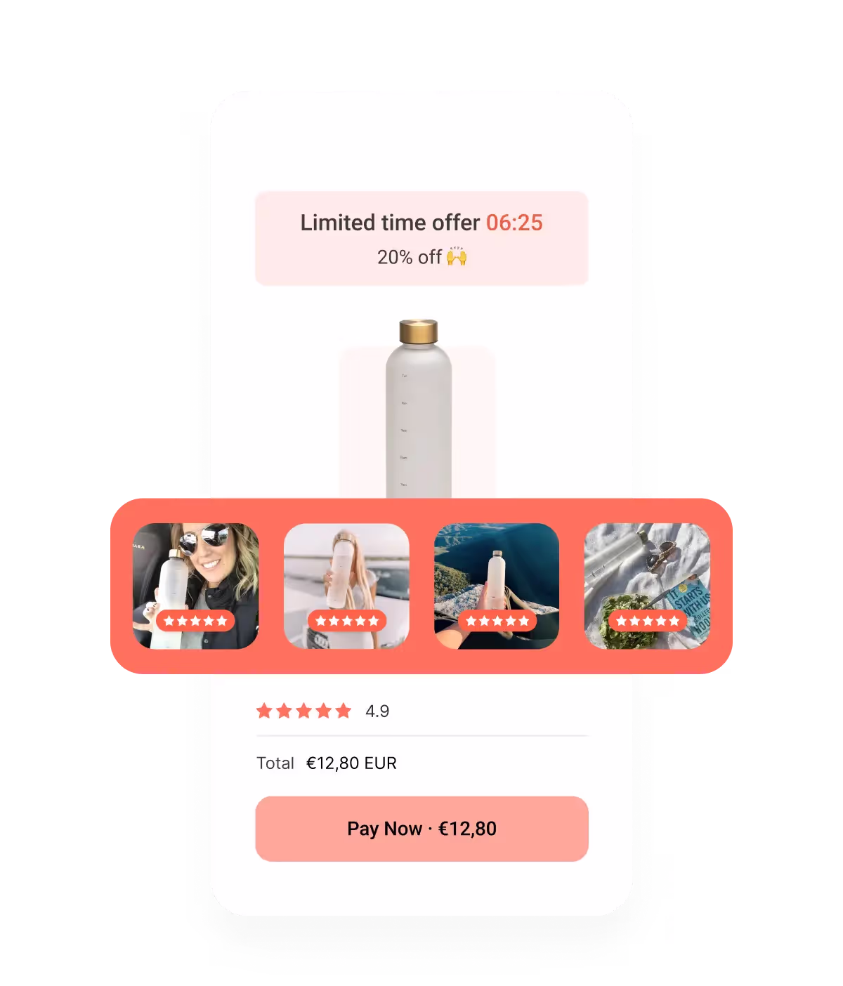 upsell image showcase example
