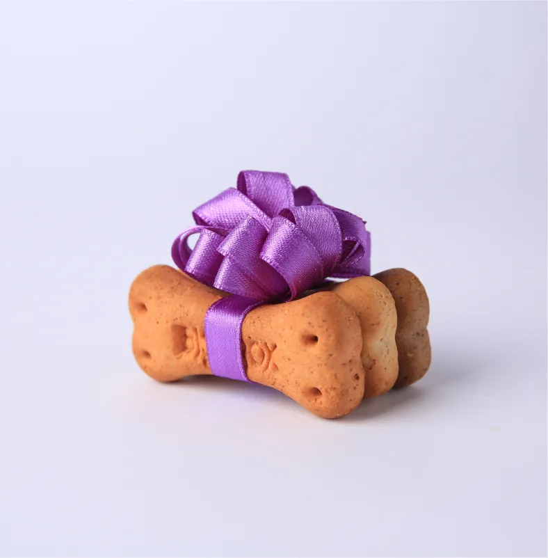 Product photo example of a 3pack dog treats