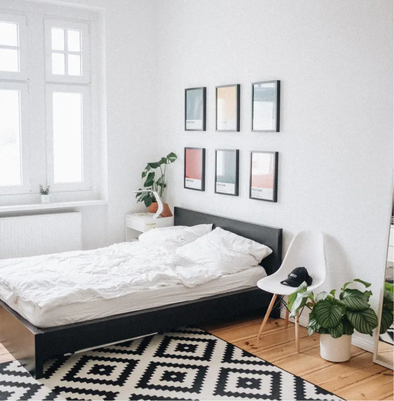 Product photo example of a bed frame